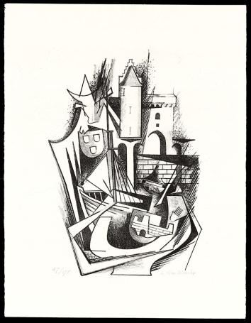 Litho van Louis-Emiel Dierckx