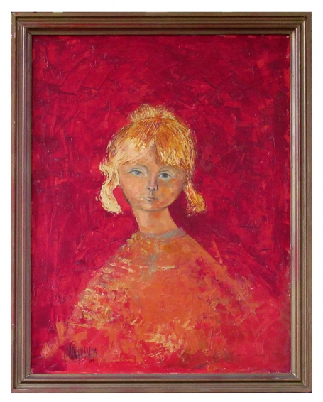 Schilderij van de Belgische schilder Louis Moeyersons