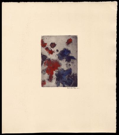 Monotype van de Mechelse kunstenaar Léon Smets