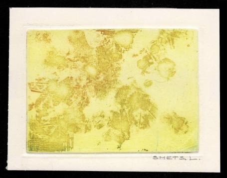 Monotype van de Mechelse kunstenaar Léon Smets