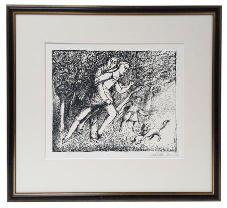 Grafisch kunstwerk van Luc Verlee