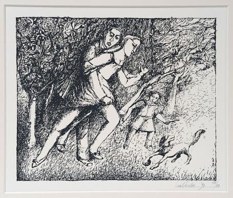 Grafisch kunstwerk van Luc Verlee uit 1992 kopen