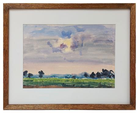 Aquarel van de Belgische kunstschilder Antoon Luyckx