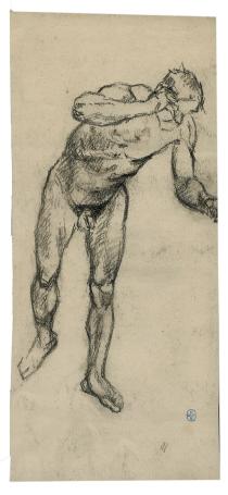 Potloodtekening van Belgische kunstschilder Lucien van der Borcht