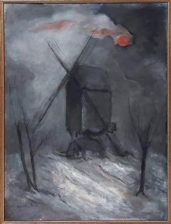 Schilderij van de Belgische kunstenares Marcelle Blum