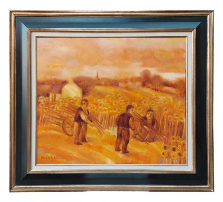 Schilderij van Marcel Cockx kopen (orange periode)