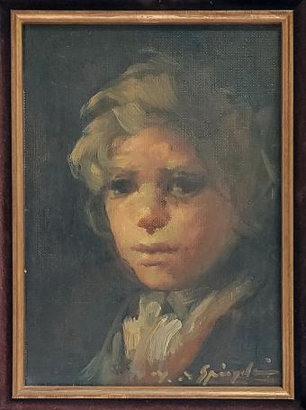 Schilderij van kunstschilderes Marthe De Spiegeleir