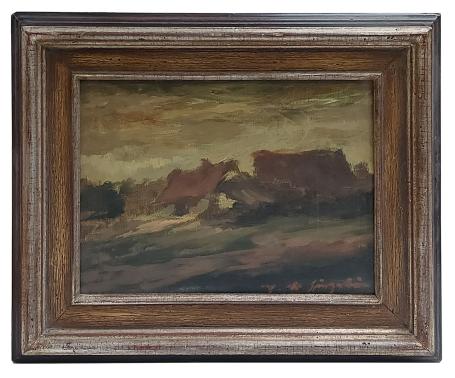 Schilderij van de Belgische schilderes Marthe De Spiegeleir