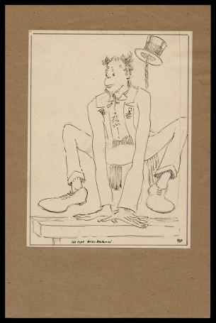 Pentekening van Maurice Pauwaert