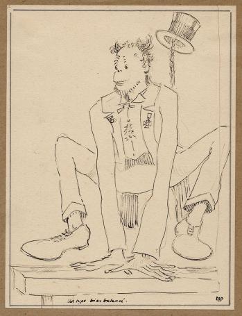 Grafisch kunstwerk van de Belgische kunstenaar Maurice Pauwaert