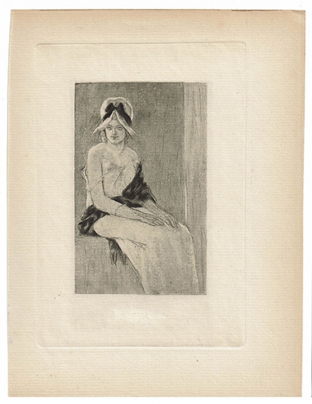 Etching van Félicien Rops