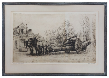 Ets van de Belgische kunstenaar Romain Malfliet