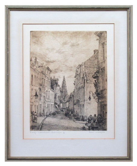 Ets van de Belgische kunstenaar Romain Malfliet