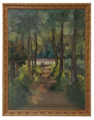 Schilderij van Romain Malfliet kopen, bosaaanzicht