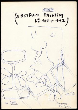 Kunstwerk op papier van de Belgische kunstenaar Werner Mannaers kopen