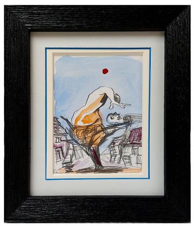 Een tekening van Marc Kennes