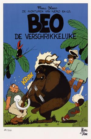 Belgische striptekenaar Marc Sleen