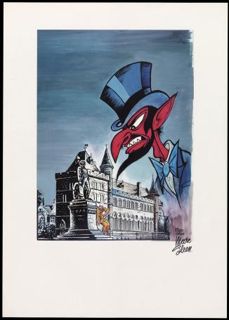 Gesigneerde poster van Marc Sleen kopen