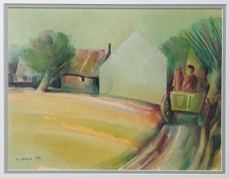 Aquarel van de Belgische kunstenaar Marcel Cockx kopen