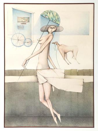 Ku,nstwerk uit 1984 van Marino Wegher