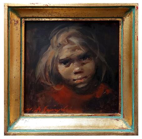 Schilderij van de Belgische schilderes Marthe De Spiegeleir