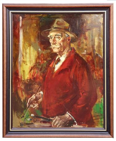 Olieverfschilderij van de Belgische schilder Martin Bollé