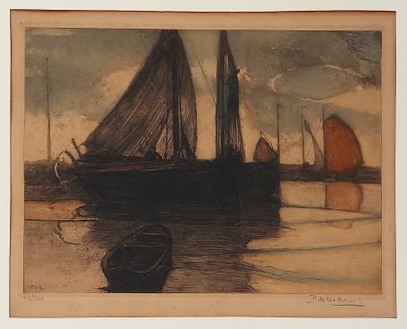 Ets van Paul Masui aankopen, boten op het water