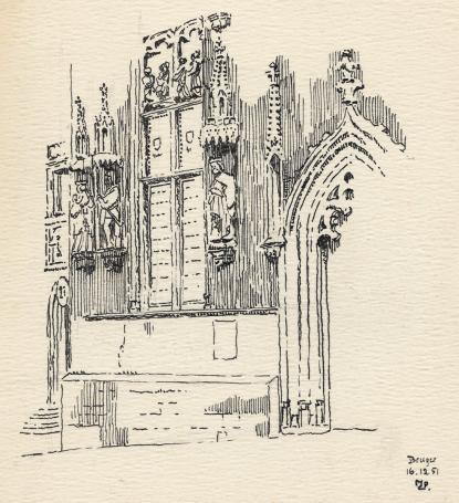Grafisch kunstwerk van de Belgische kunstenaar Maurice Pauwaert