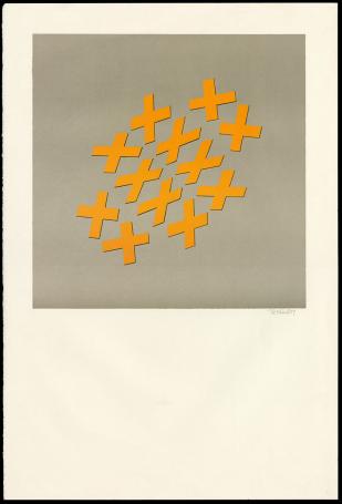 Gesigneerde zeefdruk van Jean-Pierre Maury