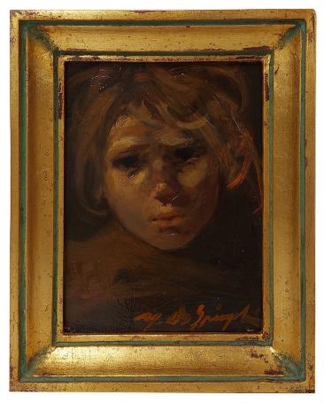 Schilderij van de Belgische schilderes Marthe De Spiegeleir