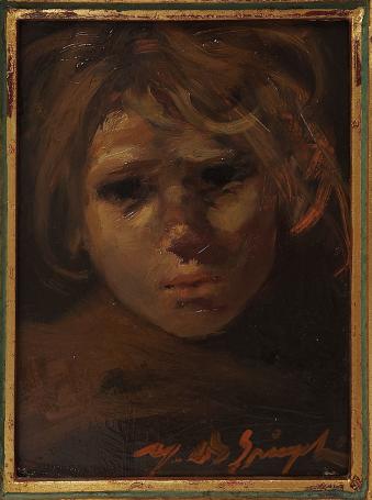 Schilderij van kunstschilderes Marthe De Spiegeleir