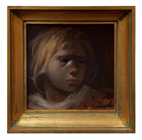 Schilderij van de Belgische schilderes Marthe De Spiegeleir