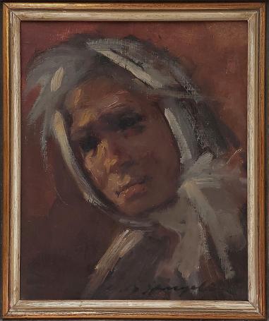 Schilderij van kunstschilderes Marthe De Spiegeleir