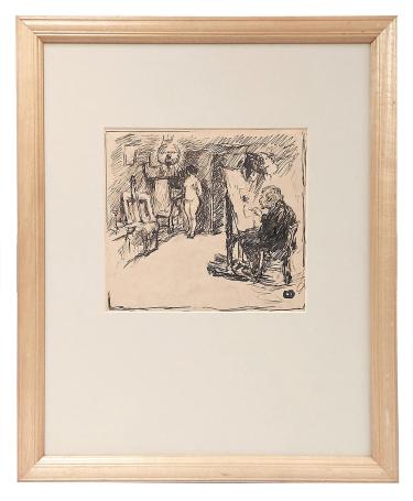 Tekening van de Belgische kunstenaar Maurice Dupuis kopen