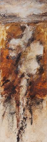 Schilderij, gemengde techniek van Mia Moreaux