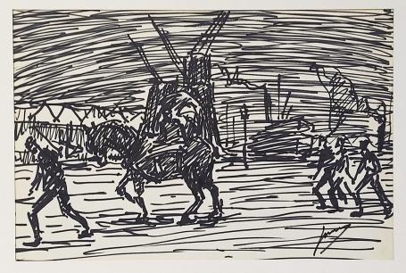 Grafisch kunstwerk van Jos Mous of Joseph Mous kopen