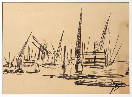 Grafisch kunstwerk van Jos Mous of Joseph Mous