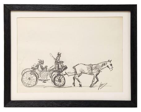 tekening van de Antwerpse tekenaar Mous kopen