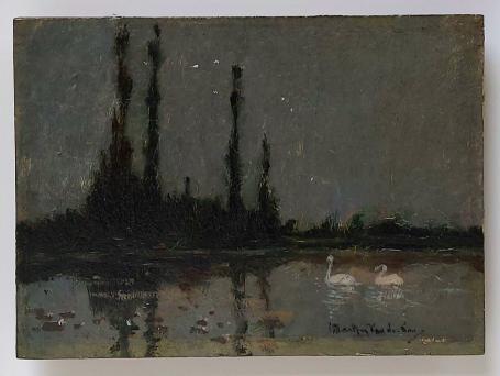 Schilderij van de Belgische kunstenaar Marten van der Loo