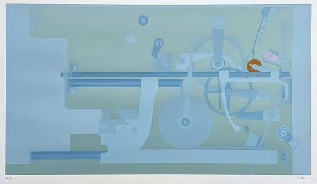 Grafisch kunstwerkje uit 1972 van de kunstschilder Roger Nellens