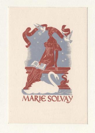 Ex Libris Nelly Degouy voor Marie Solvay