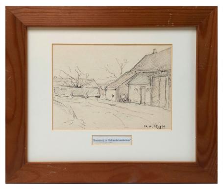 Tekening van Nico van Rijn 