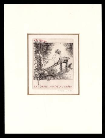 Een ex Libris van de Tsjechische kunstenaar Antonín Odehnal kopen