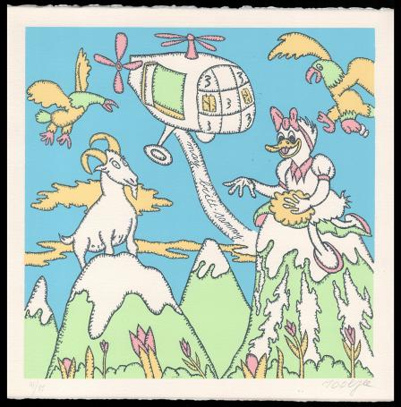 Zeefdruk van de Belgische kunstenaar Pjeroo Roobjee kopen