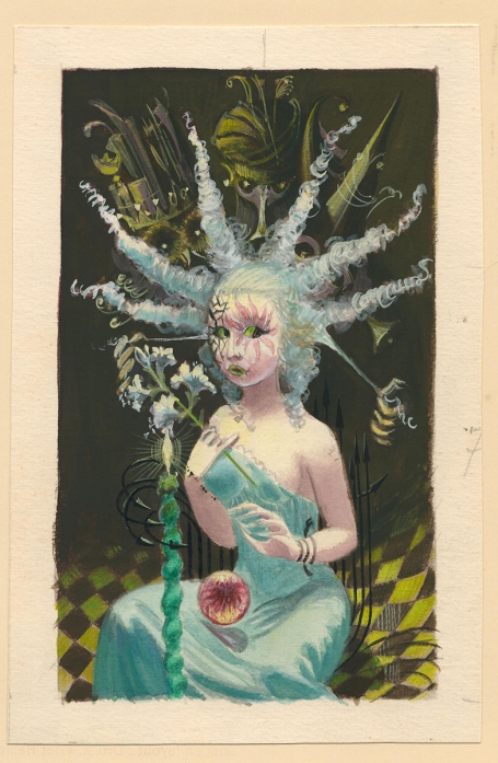 Kunstwerkje, aquarel van Pascal Van Den Steen