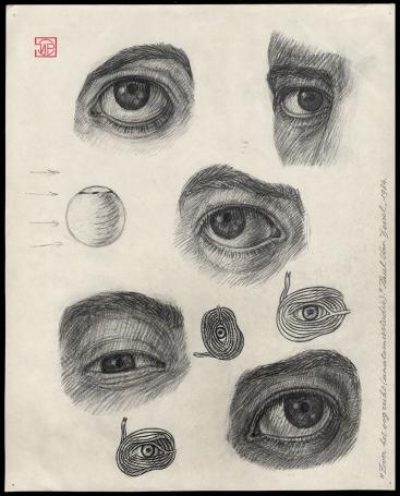 Tekening van de Belgische kunstenaar Paul Van Dessel kopen