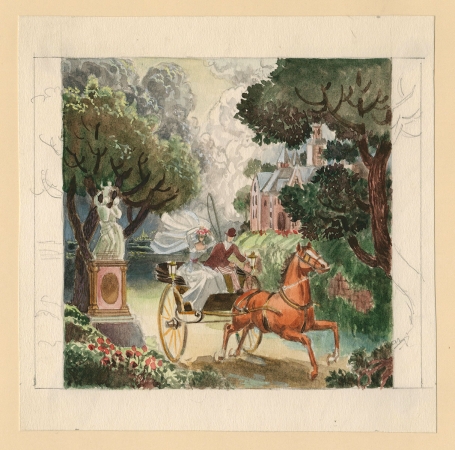 Kunstwerkje, aquarel van Pascal Van Den Steen