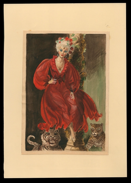 Kunstwerkje, aquarel van Pascal Van Den Steen