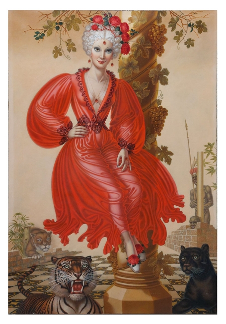Olieverfschilderij van Pascal Van Den Steen