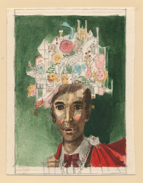 Kunstwerkje, aquarel van Pascal Van Den Steen